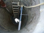 Montáž nového sacího potrubí ve studni